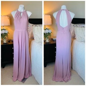 Bridesmaids  Sleeveless  Beaded Neckline Dress